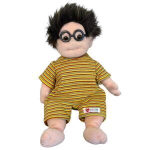 Vintage 2000 TY Beanie Kids Specs Plush Boy Doll 10" Y2K Collectible